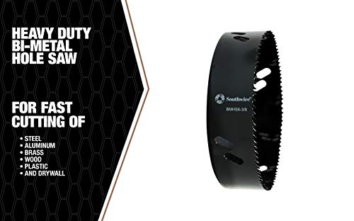 Southwire Hole Saw, Bi-Metal 6-3/8"Dia (Bmhs6-3/8) #TOP4