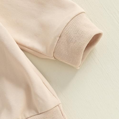 Toddler Baby Boy Crewneck Sweatshirt Letter Long Sleeve Pullover Tops Fall Winter Outfits Casual Fall Clothes 5