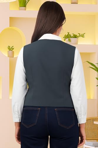 Image of SaintX Women's Waist Coat | Sleeveless | Stylish Executive Wear | Formal Blazer Waistcoat | Office wear