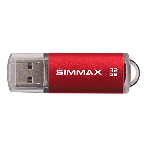 Simmax Flash Drive 2 Pack 32Gb Usb 2.0 Flash Drives Thumb Drive Memory Stick Pen Drive With Led Indicator (Red Purple) #TOP2