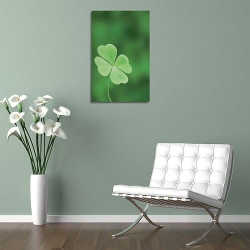 Trèfle à quatre feuilles déco murale moderne cadeau idéal pendaison - 5