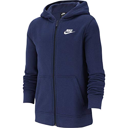 Nike Fz Club Sweat à Capuche Midnight Navy/Midnight Navy/White S