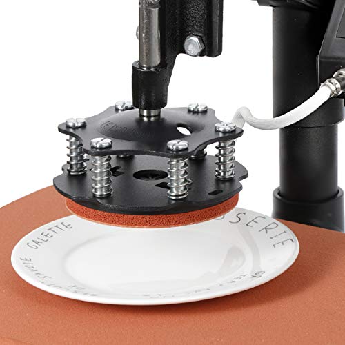 F2C Heat Press Combo 5 In 1 Heat Press Machine, Digital Multifunctional Sublimation Heat Transfer Machine Swing Away 360 Degree Rotation For T Shirts, Mug, Hat, Plate, Cap, Pattern Printing, 12"X15" #TOP7