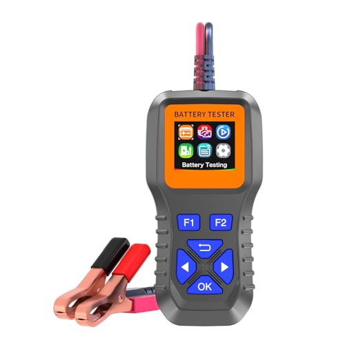 Image of Car Battery Tester 6V 12V 24V Load Tester 100-2000CCA Digital Starter Analyzer with Color Display, Charging & Cranking System Diagnostic Tool for Cars, Trucks, Motorcycles, SUVs, Boats, RVs