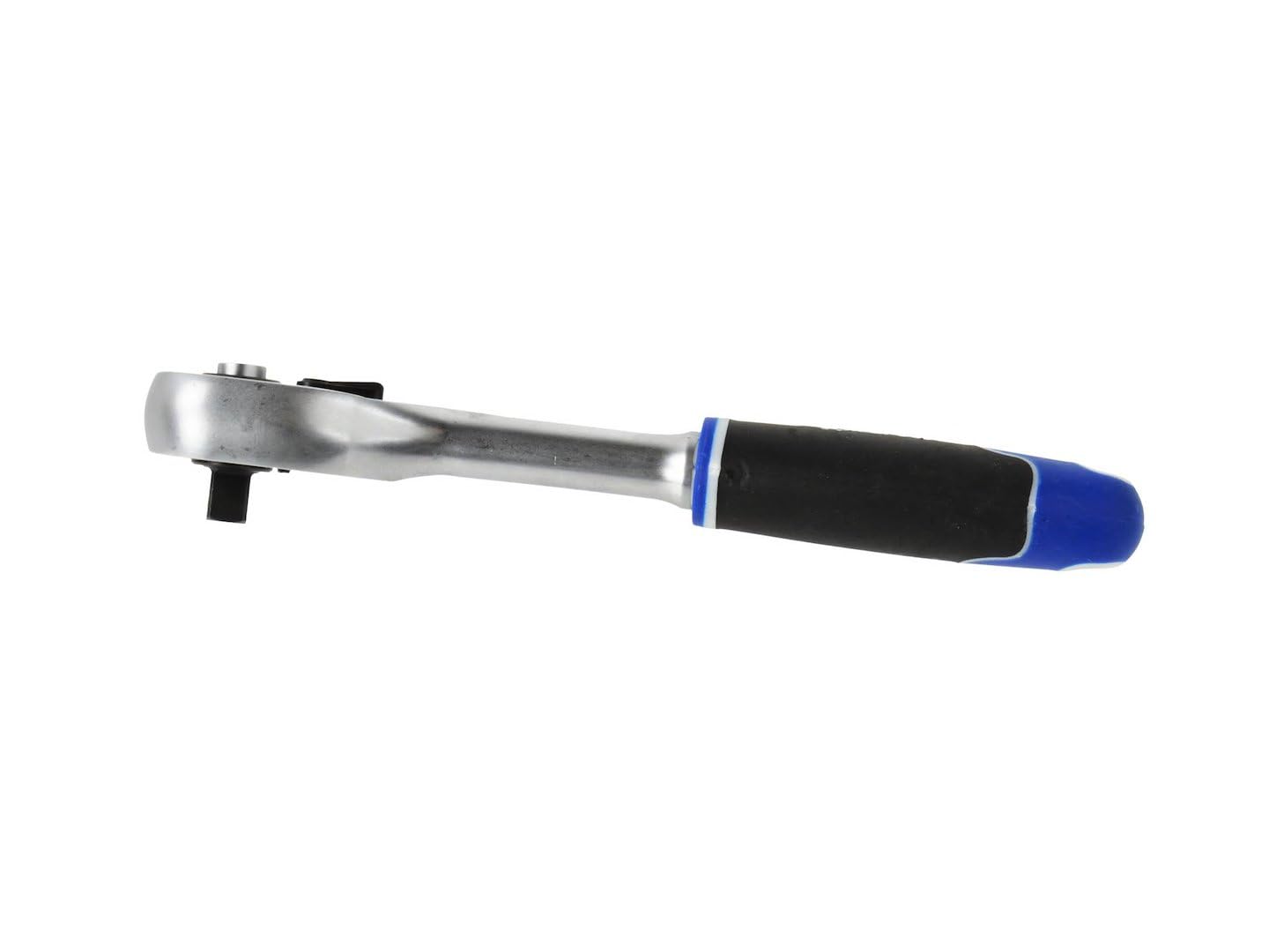 BSD Llave de carraca profesional 1/4" con mango aislado y 45 dientes - Acero cromo vanadio, ergonómico y antideslizante, ideal para espacios reducidos.