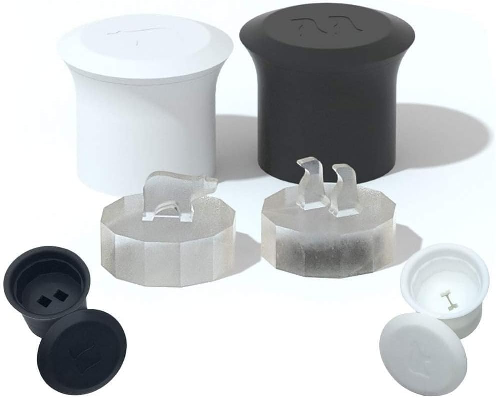 2PCS Silicone Ice Cube Mold Penguin Polar Bear Popsicle Molds Silicone Ice Cube Tray Ice Cube Maker Ice Trays Kichen Accessories