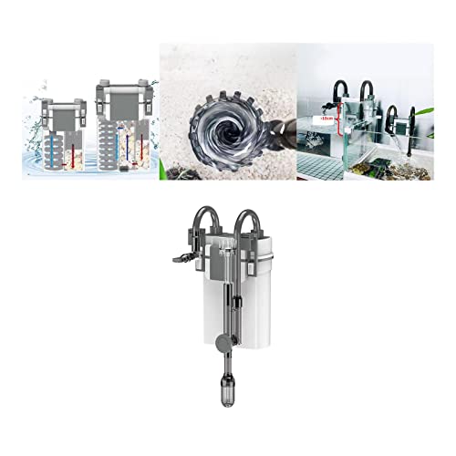 Fakeme Fish Tank Filter Pump Aquarium Hang On Filter Filtration Fish Tank External Filter Wall Mounted Oil Film Processor Waterfall Equipment #TOP5