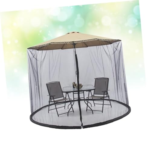 Housse de parasol protection solaire et anti-moustique facile à installer - 6