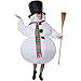 Produktbild dressforfun 302359 - Aufblasbares Unisex Kostüm Schneemann mit Zylinder und Schal