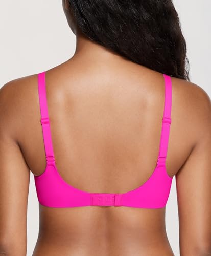Image of DOBREVA Women's Push Up T-Shirt Bra Underwire Padded Bras Plunge Full Coverage