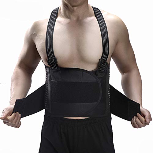 Faja lumbar unisex HANQ con tirantes ajustables XL miniatura 3