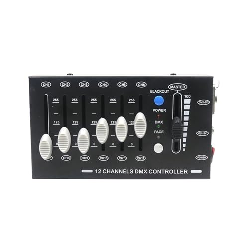 Controlador de DJ de 12 canales mini consola efecto luz escenario luces fiesta KTV