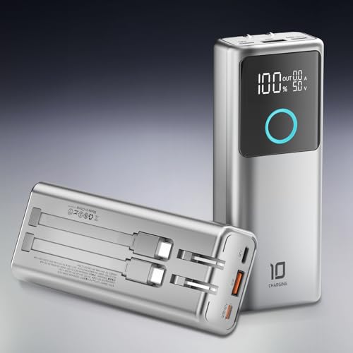 モバイルバッテリー コンセント一体型 軽量 小型 GNK10