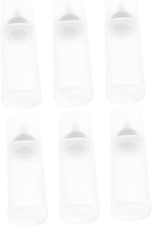 Zerodeko 6pcs Squeeze Condiment Bottles with Scale Portable Ketchup Storage Containers for Outdoor Picnic Bbq Travel