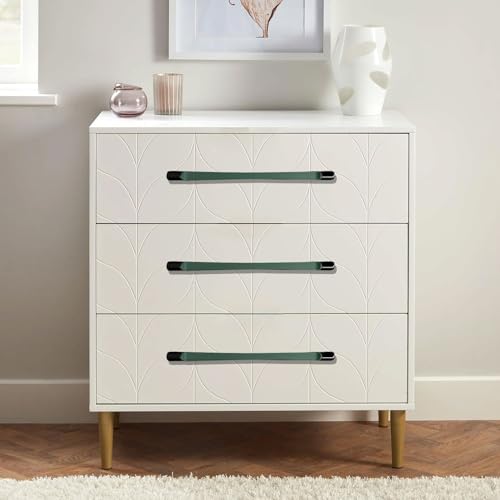 Image of VOLO Wardrobe Cabinet Handle - Sleek Pull Handle for Drawers, Wardrobes, Sliding Doors, and Cabinets in Kitchen, Bedroom, and Office (R-241) (1, Green, 288MM (12 Inch))