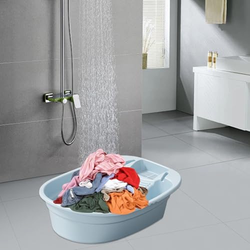 Lavabo con lavabo integrado de plástico antideslizante para lavar calcetines 4