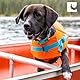 RC Pet Products Tidal Schwimmweste, verstellbare Hundeschwimmweste, Orange/Blaugrün, Größe M
