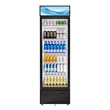 LCEKY 10 Cu. Ft. Beverage Display Refrigerator