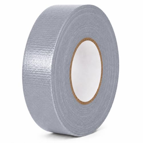 Image of GGR Supplies CDT-36 Gray Cloth Duct Tape, 1.5 Inch x 60 Yards | Industrial Grade; Waterproof and UV Resistant; Clean Removal With No Sticky Residue; Repairs, Packaging, Bundling and Sealing