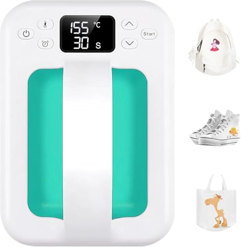 KORGOL Heat Press Machine for T Shirts, 7' × 5' Portable Mini Heat Press Fast Even Heat, Easy Press...