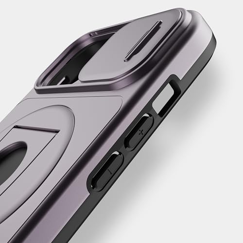 Coque iPhone 15 violette pour éviter les rayures de l'appareil photo