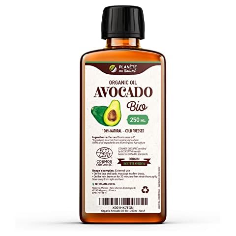 Avocado Oil Organic - 100% Pure - Cold Pressed - 250 ml Cover