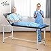 AdirMed Viva Comfort Folding Medical Exam Table, Basic Adjustable Patient Treatment Table, Doctor Bed with Folding Legs, 74.8''L x 27.5''W x 31.4''H