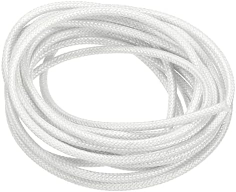 PATIKIL 9.8 Feet 14AWG Electronic Wire, Insulated High Temperature Resistant Electrical Flexible Silicone Cable for Lamp Boiler Heater, White
