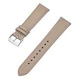 Correa De Reloj De Nailon Sailcloth De 18mm, 20mm Y 22mm, Correa De Reloj De Cuero Sailcloth, Pulsera Deportiva De Liberación Rápida For Hombres Y Mujeres(Khaki-Silver Buckle,22mm)