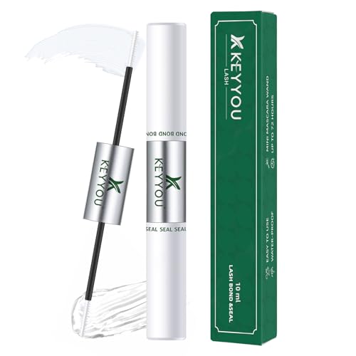 Image of KEYYOU 10ml Lash Glue White Lash Bond and Seal Waterproof Lash Cluster Glue