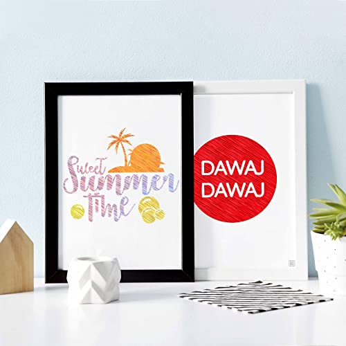 Image of Lya Vinyl Permanent Adhesive Vinyl Bundle 10 Pack Brushed Self Adhesive Vinyl, Sheets for Home Decoration,Mug, Cup, Windows, Ceramics, Party Decoration