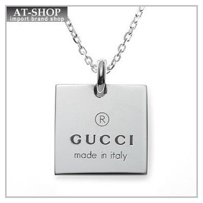 GUCCI ロゴ ネックレス グッチ ネックレス GUCCI シルバー GGロゴモチーフ ペンダント