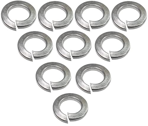 AERZETIX - C48800 - Lot de 10 Rondelles Grower frein ressort - M8 - en acier inoxidable A2 - DIN127 - Bricolage