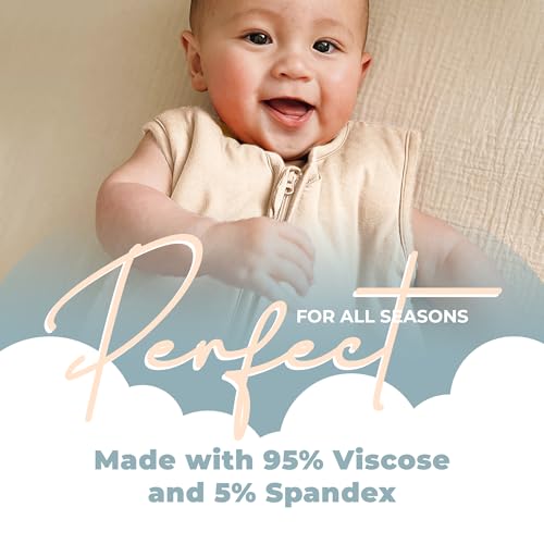 Image of Sleeveless Soft Baby & Toddler Sleeping Sack, Breathable with Adjustable Feet Cuffs & Anti-Slip Grip