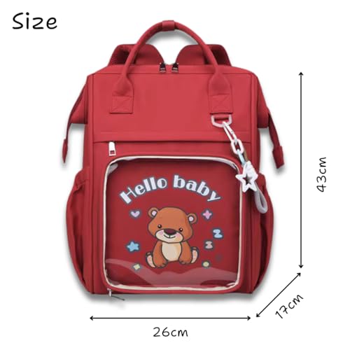 Image of Aavjo , Baby Diaper Bag for Mother, Maternity Backpack, Baby Travel Bag, Waterproof Diaper Pouch