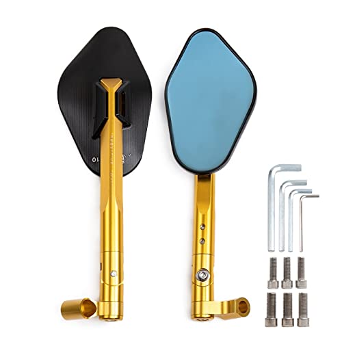 �o�C�N�p���E�̃o�b�N�~���[ CNC �A���~�I�[�g�o�C�o�b�N�~���[���t���N�^�[�T�C�h�~���[ 8 �~�����[�g�� 10 �~�����[�g�� �p CB1000R CB1300 CB600F �p �z�[�i�b�g CBF600 CB400 CBR125R CBF125(3)