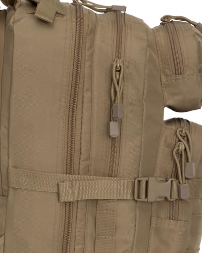 Surge Tactical Hydration Pack by Fieldline | Military Backpack with MOLLE System | Survival Bug Out Bag | 22L Storage Capacity + 3L Reservoir (Digital Sand) - Image 5