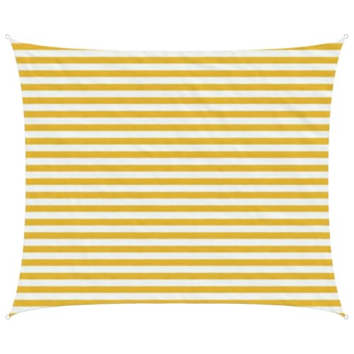 Voile d'ombrage de jardin bicolore anti-UV pour aménager une terrasse fraîche et un balcon design