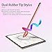 3-in-1 Stylus Pen for Samsung Galaxy Tab A11/A11+/A9+/A9/A8/A8 Plus/A7/A7 Lite, Stylus for iPad Pro/iPhone/Fire/Surface Tables Android,&iOS All Touch Devices (3 in 1 Rosegold)