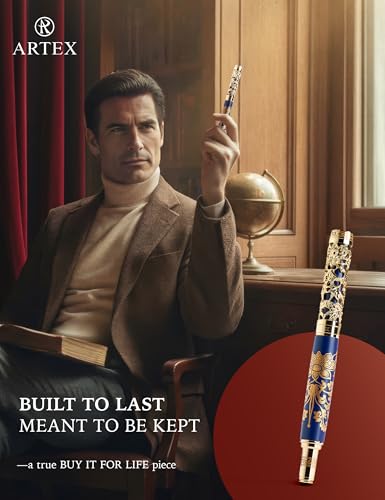 Ensemble stylo roller exécutif et support Collections Museum, le cadeau de bureau de luxe idéal