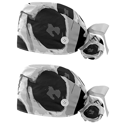 Chapeaux bouffants JDEZ ultra-respirants avec bandeau absorbant pour le travail