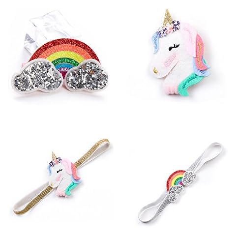 Conjunto de Diademas de Unicornio para Bebés de Longsing Cover