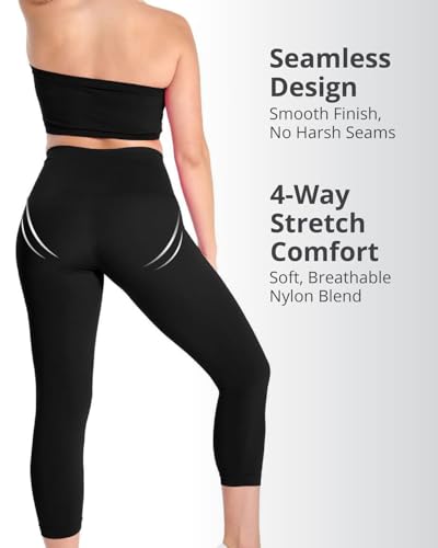 Image of SlimMe High Waisted Shapewear Leggings, Tummy Control Compression