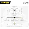 CRESSI Adult Snorkeling Set in Comfortable Pure Silicone - Mask & Semi-Dry Snorkel | Ikarus & Orion