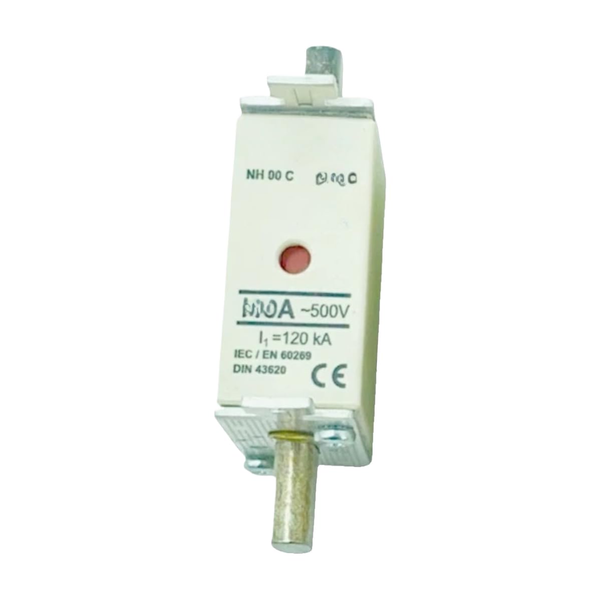 Fusible NH00 160A 500V gG portafusibles NH00 cuchillas DIN para cuadros eléctricos 3