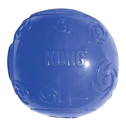 KONG Squeezz Ball Hundespielzeug, Größe XL, 8,9 cm Durchmesser, 3 Stück