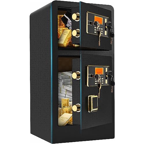 RIDDOST Safe Box Fireproof and Waterproof, 4.5 Cubic Feet Personal Digital Fireproof Safe for Home,Hotels Banks Corporate, Fire Box Safe for Money Cash Documents Jewelry Medicine Pistol Storage RIDDOST Safe Box Fireproof and Waterproof, 4.5 Cubic Feet Personal Digital Fireproof Safe for Home,Hotels Banks Corporate, Fire Box Safe for Money Cash Documents Jewelry Medicine Pistol Storage