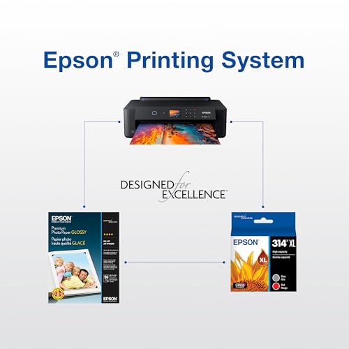Image of EPSON 314 Claria Photo HD Ink High Capacity (T314XL922-S) Works with Expression XP-15000 Gray /red