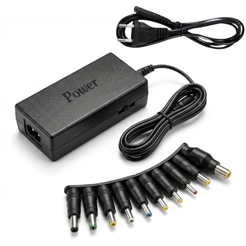 Fonte Notebook Universal Adaptador com 9 Pinos Conectores Portátil Bivolt 110/220 120W Ajuste de Voltagem