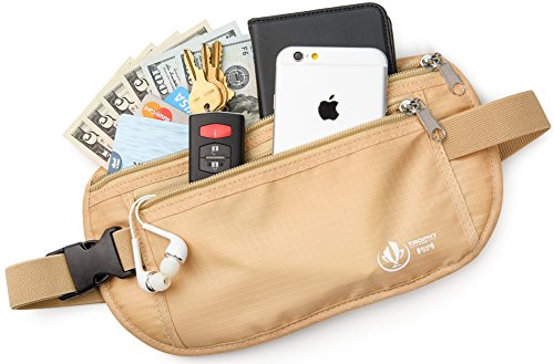 Trophy Line (2-Pack ✮ RFID Safe Money Belt Hidden Waist Stash ✮